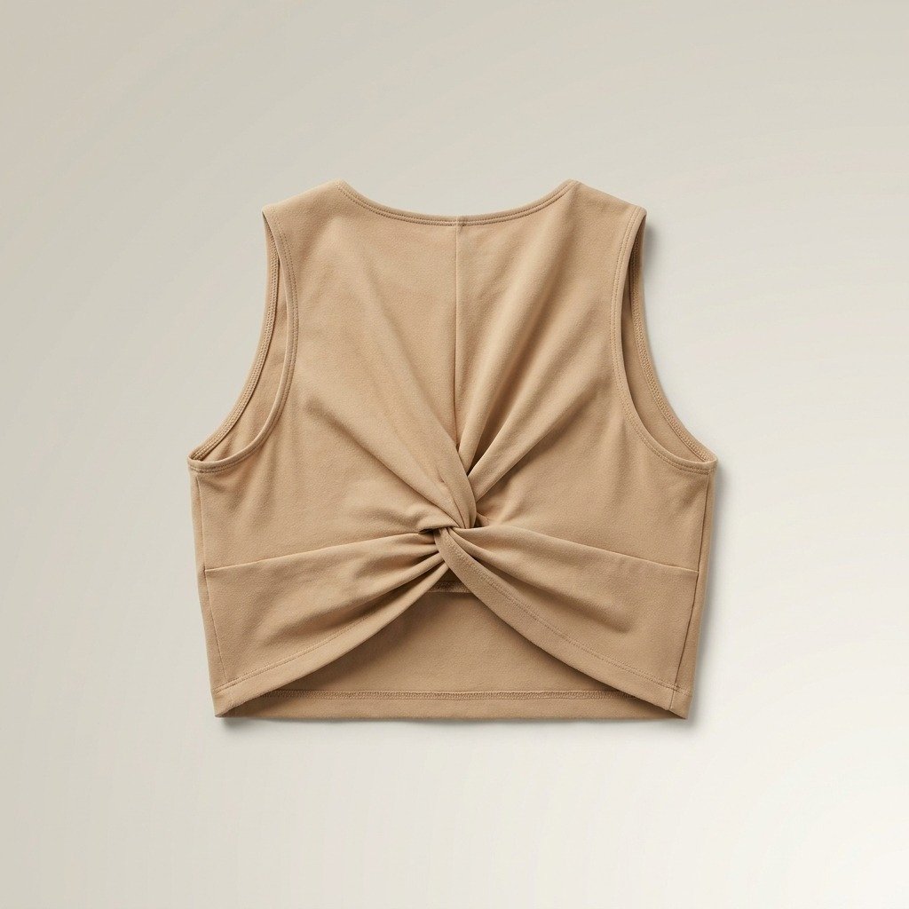 Twist-Back Studio Top